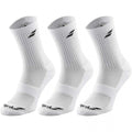 CALCETINES PACK 3  BABOLAT BLANCO