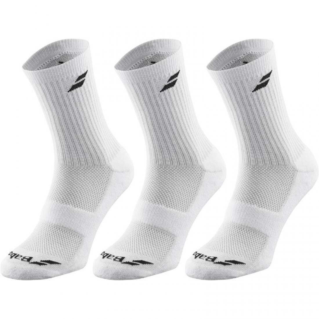 CALCETINES PACK 3  BABOLAT BLANCO