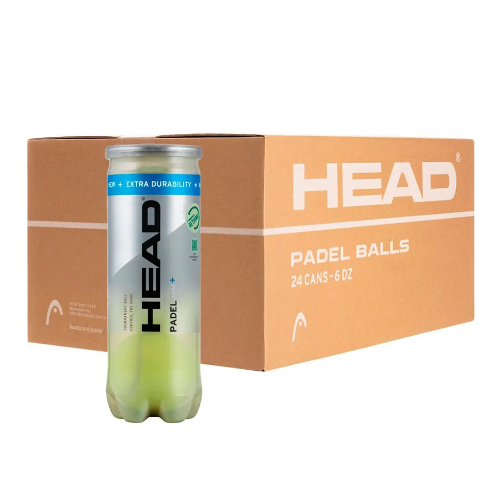 HEAD CAJÓN DE 24 BOTES DE 3 BOLAS PADEL PRO +