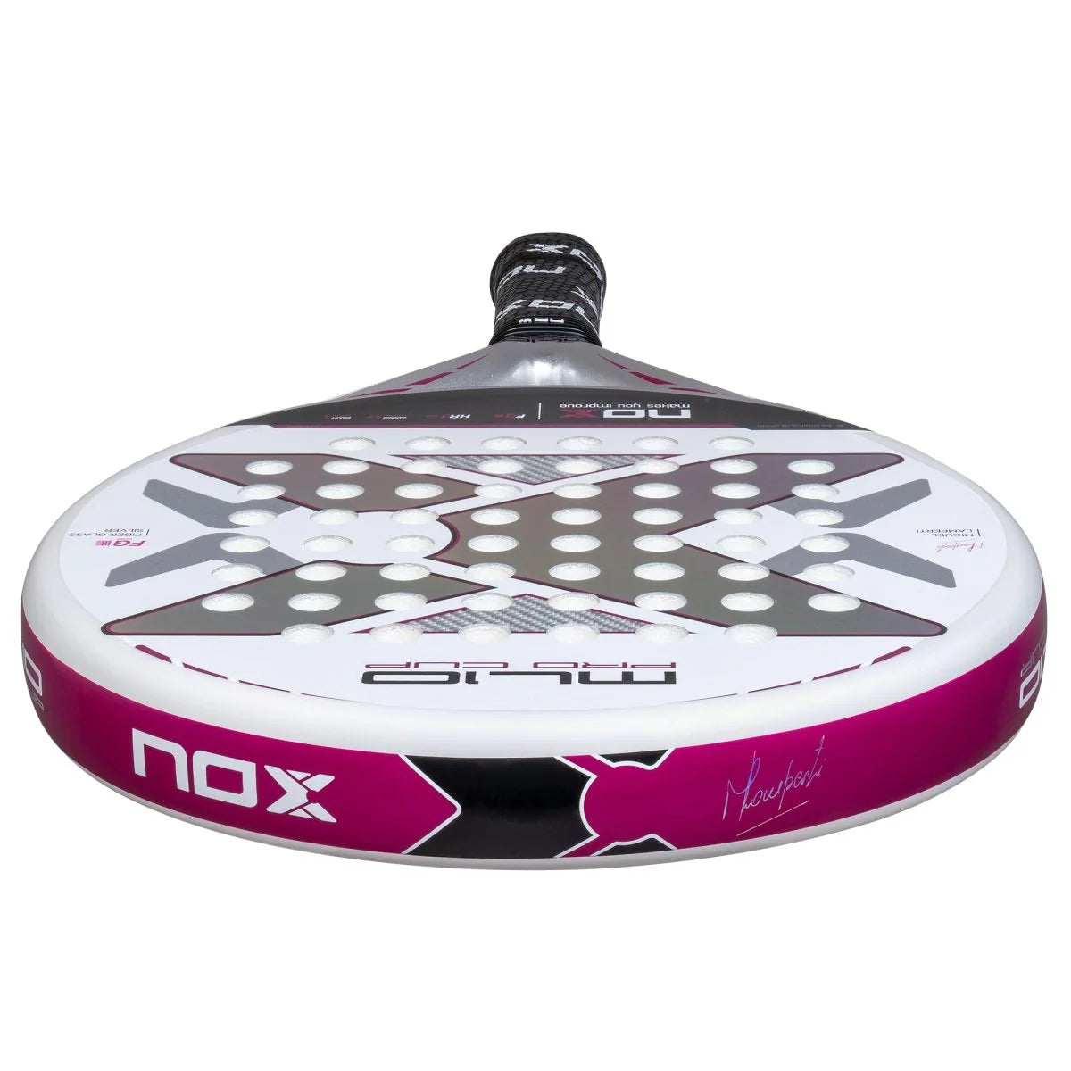 NOX ML10 PRO CUP SILVER. La pala de Miguel Lamperti