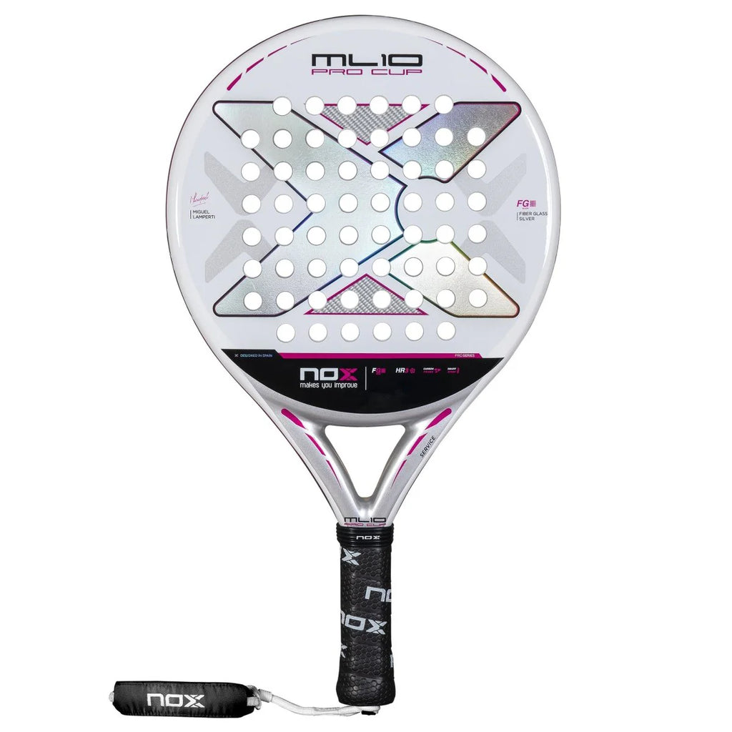 NOX ML10 PRO CUP SILVER. La pala de Miguel Lamperti