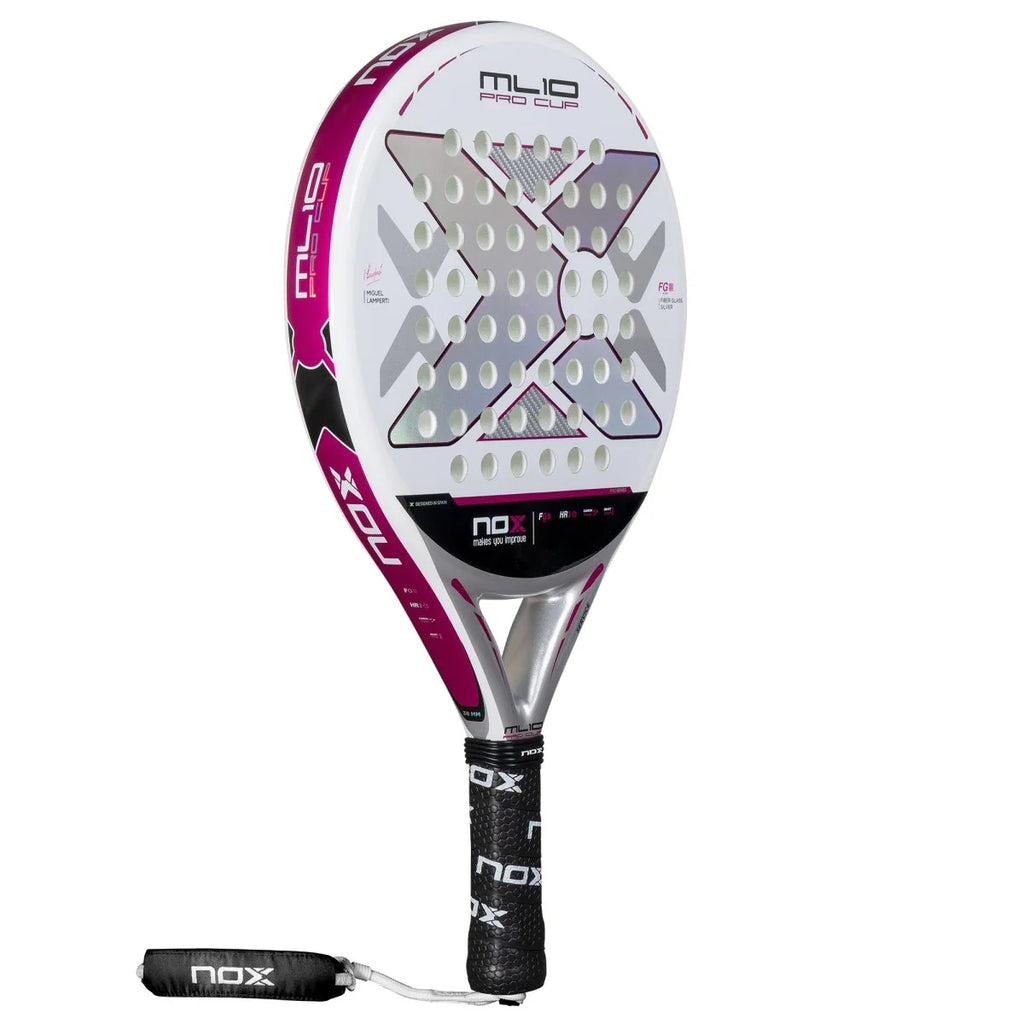 NOX ML10 PRO CUP SILVER. La pala de Miguel Lamperti