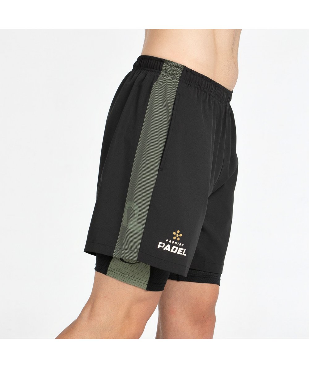 BULLPADEL SHORT PINGU NEGRO