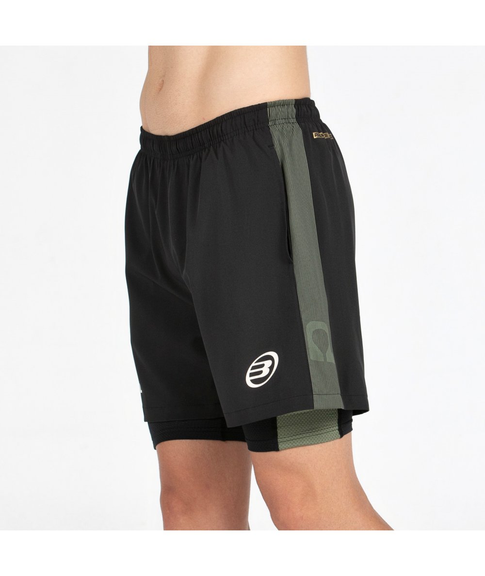 BULLPADEL SHORT PINGU NEGRO