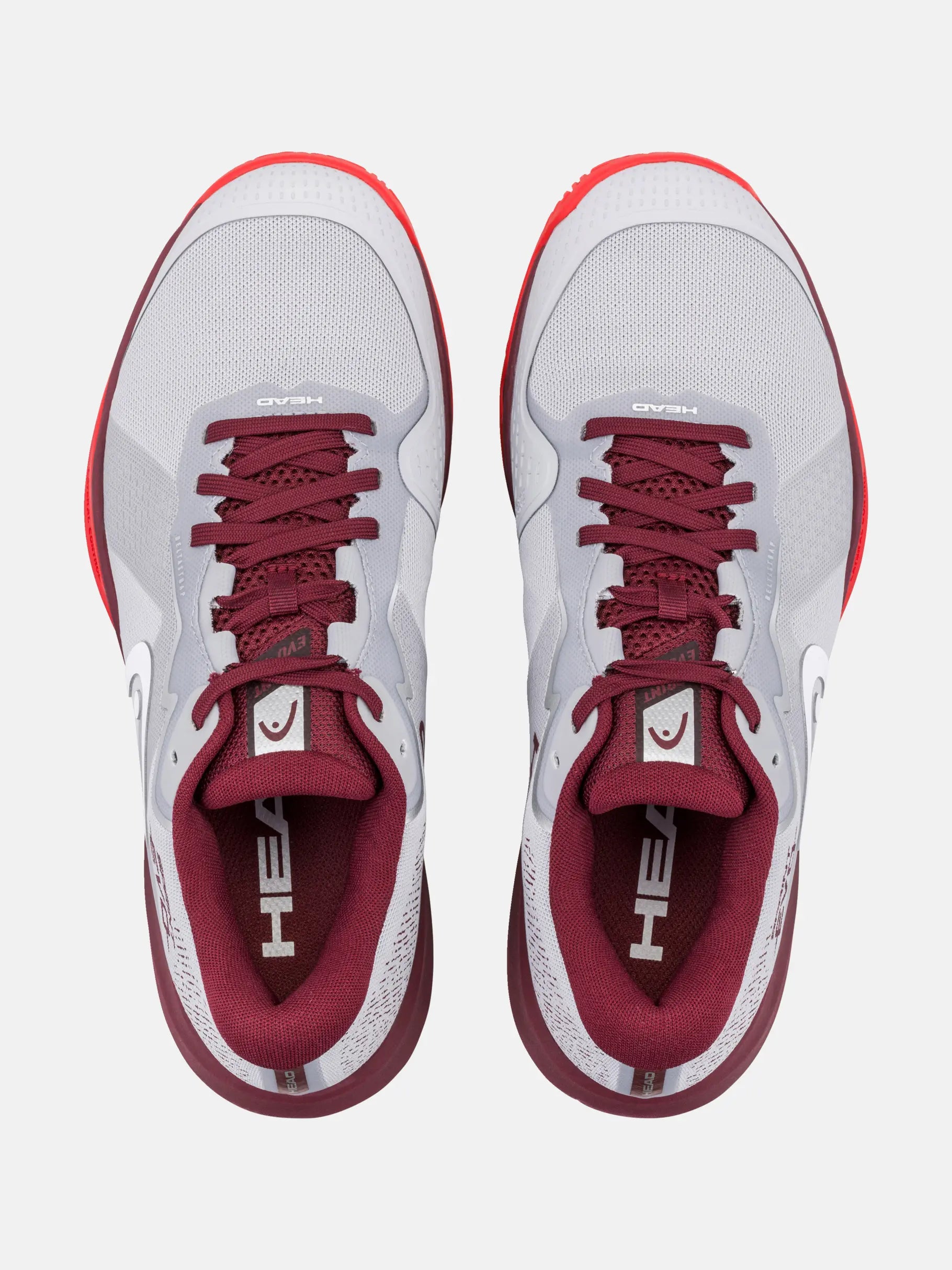 HEAD ZAPATILLAS SPRINT EVO 4.0 GRIS CLARO/ROJO