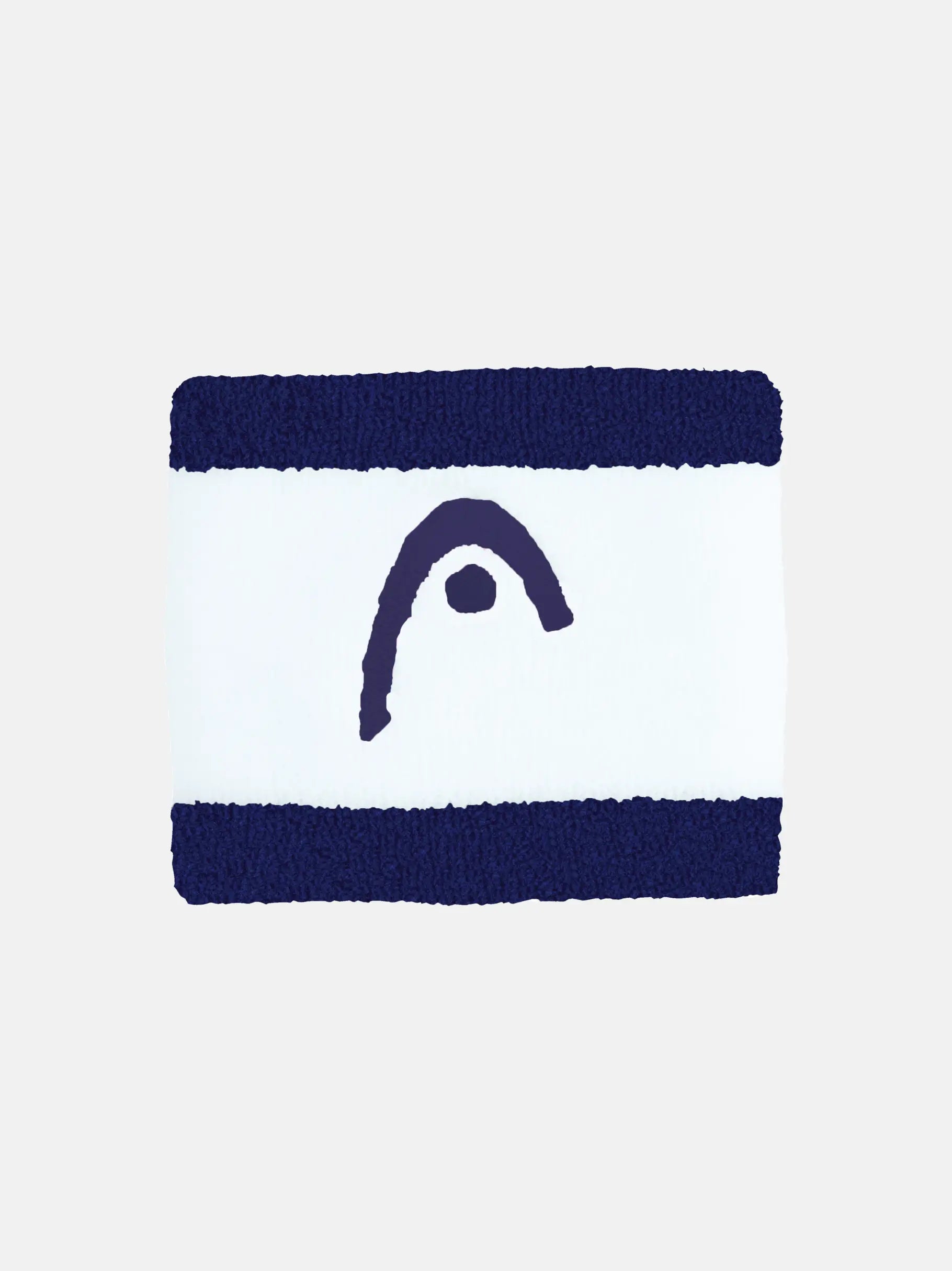MUÑEQUERA HEAD STRIPED 2.5 AZUL MARINO