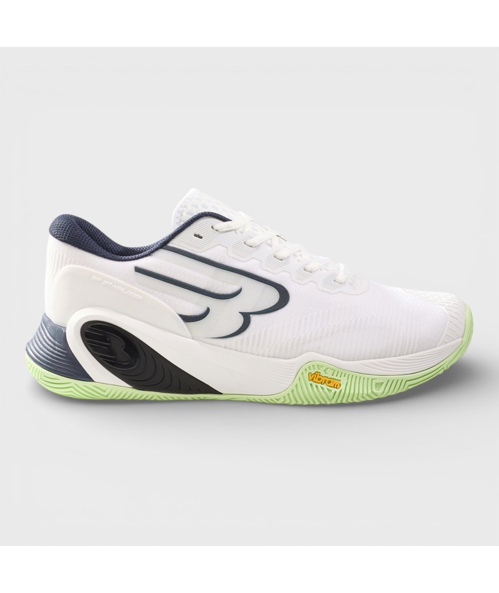 BULLPADEL ZAPATILLAS HACK VIBRAM 26V BLANCO